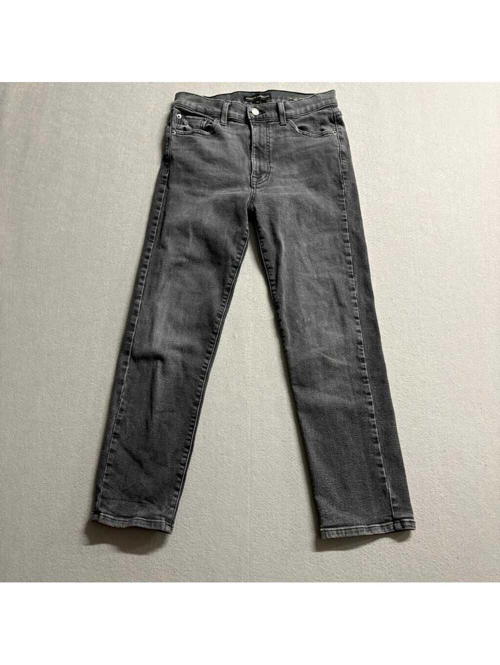 Modern American La Fayette Narrow Jeans Womens 26 Gray High Rise Slim Straight